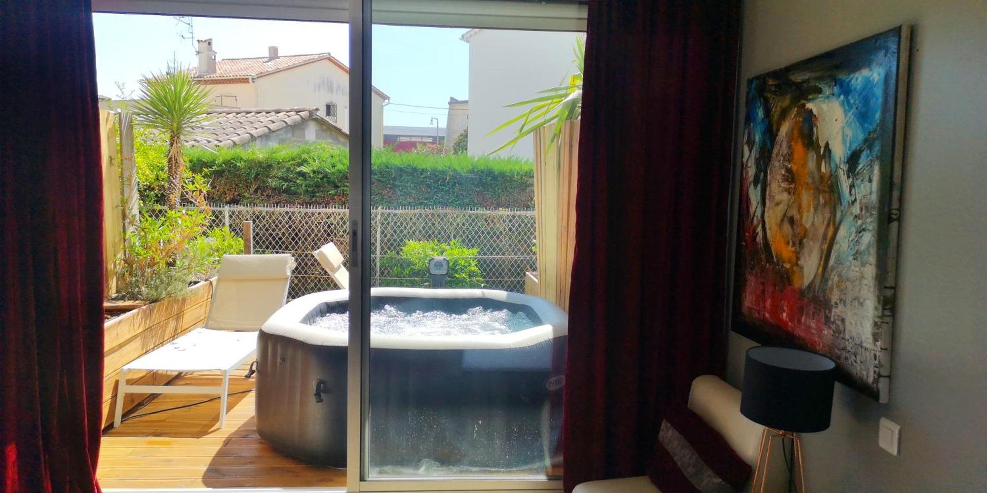 Hotel Sable Et Soleil - Port, Plage Et Jacuzzi Prive Fréjus 部屋 写真