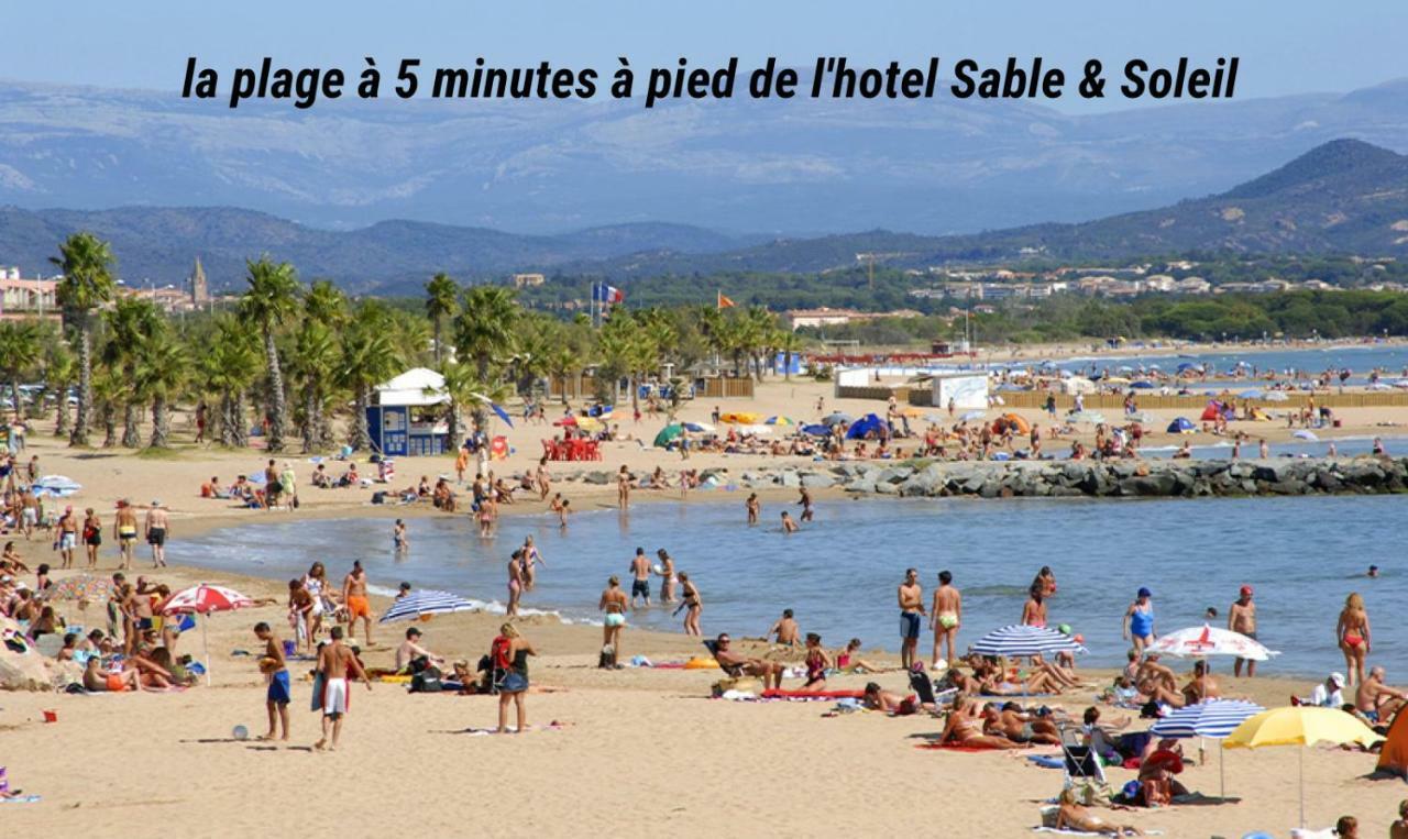 Hotel Sable Et Soleil - Port, Plage Et Jacuzzi Prive Fréjus エクステリア 写真